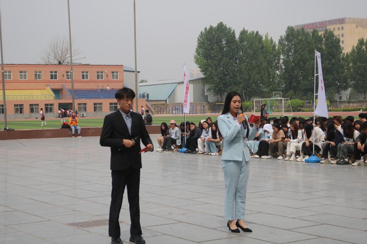 保定理工学院康复医学院与保定市红十字会联合举办2025年地震灾害应急救援综合演练