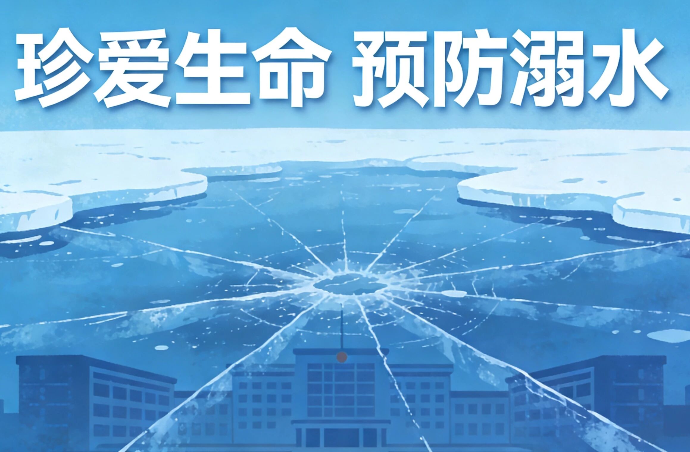 安全教育|保定理工学院|管理学院|远离冰面陷阱，守护生命安全