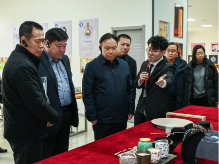 校际交流促发展 非遗传承育新人 ——保定幼儿师范高等专科学校领导莅临我校艺术工坊参观交流