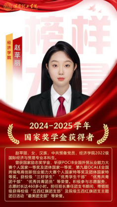 榜样引领┃国家奖学金获得者风采展示   （第五期）